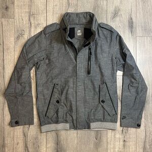 Nike Gray Jacket with Black Accents